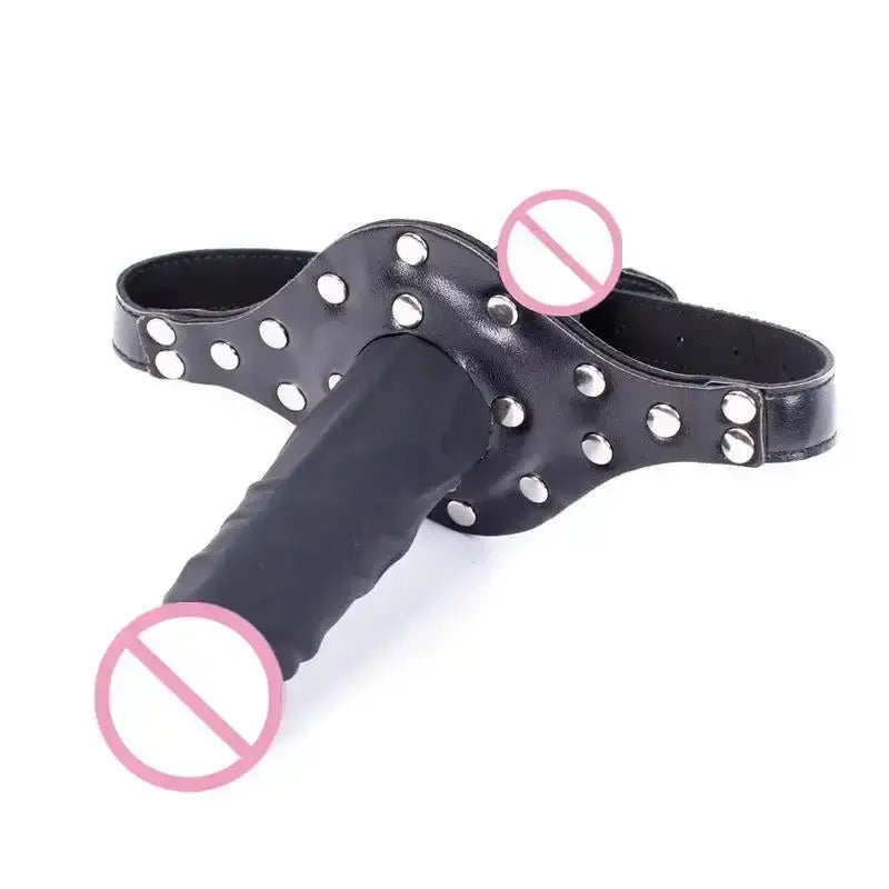 Double - Ended Adjustable Mouth Restraint Gag - WOWihte