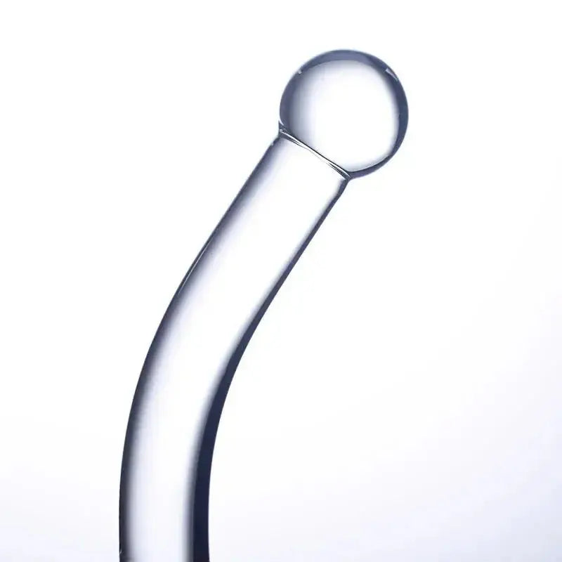 Double - Ended Crystal Glass Dildo - WOWihte