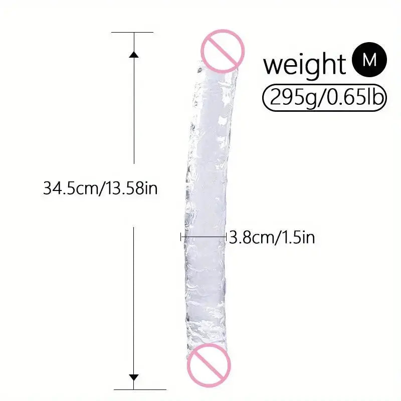 Double - Ended Suction Cup Pleasure Toy - WOWihte