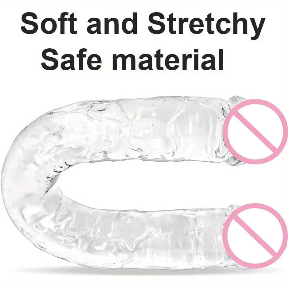 Double - Ended Suction Cup Pleasure Toy - WOWihte