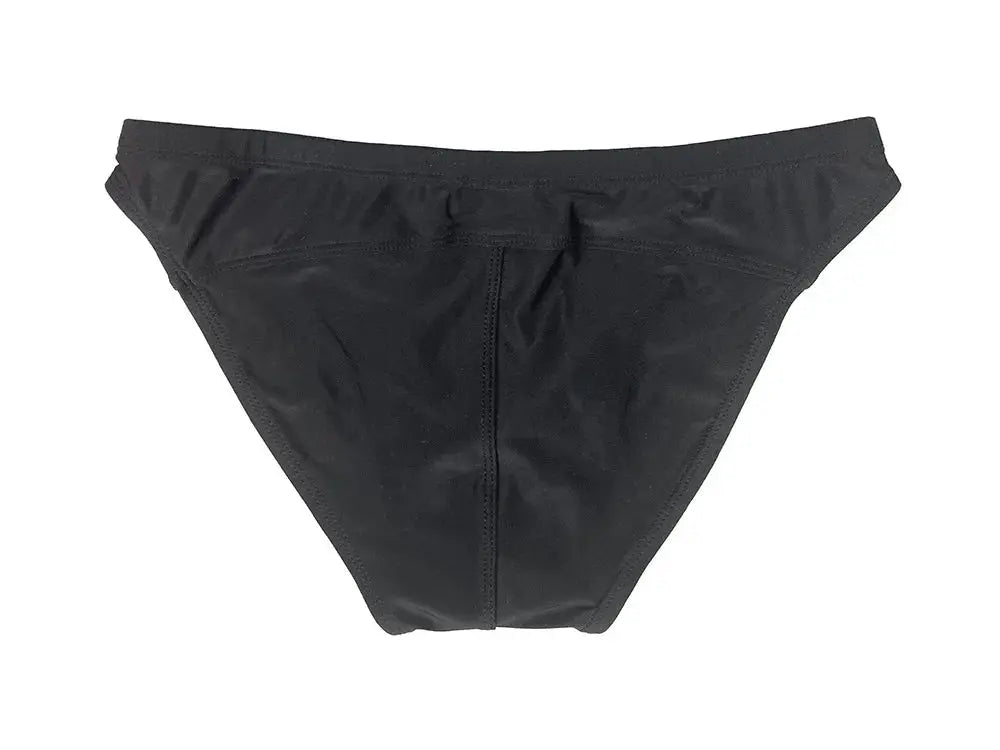 Double Sided Metal Buckle - Swim Mini Briefs - WOWihte
