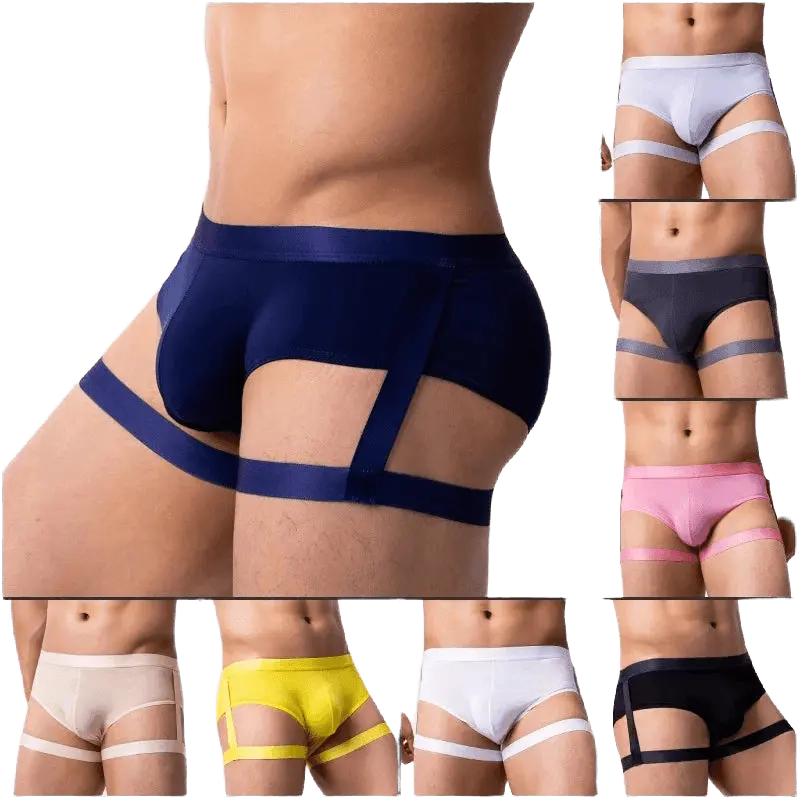 Ice Silk Suspender Briefs