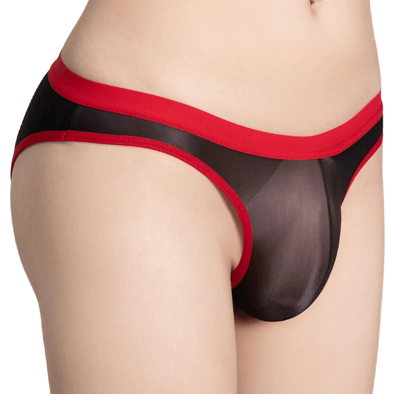 Seamless Ice-Silk Sheer Briefs