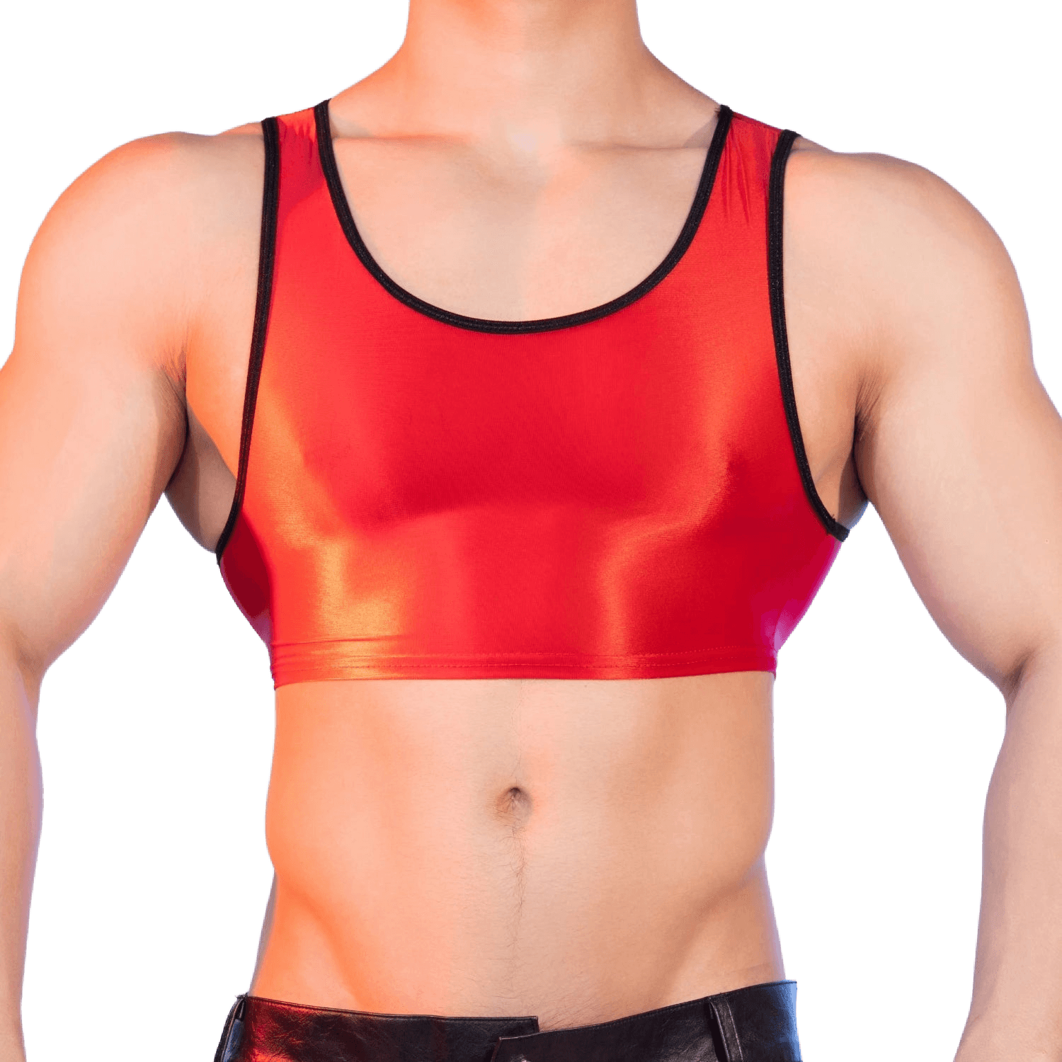 Men's Sexy Sleeveless Crop Tops