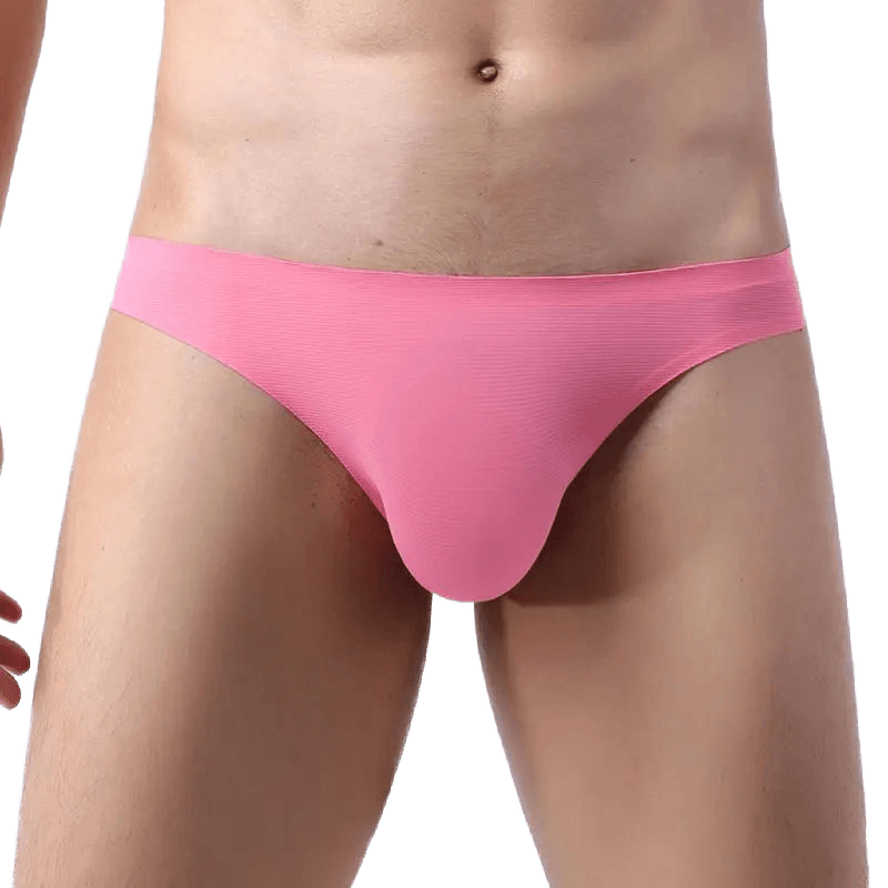 Ice Silk Traceless Low-Waist Briefs