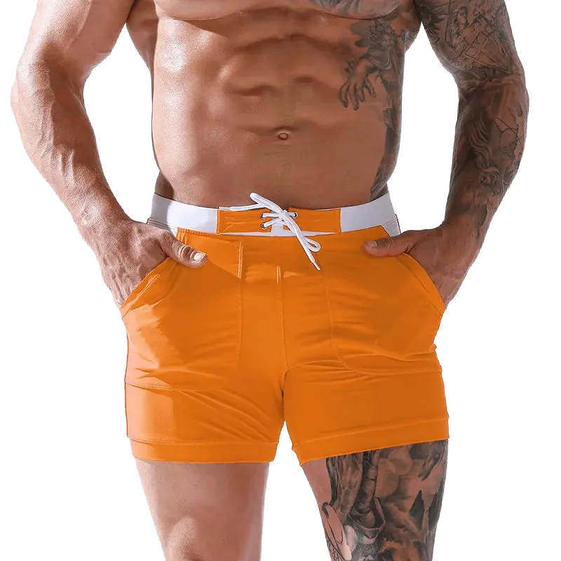 Quick-Dry Competition Swim Trunks
