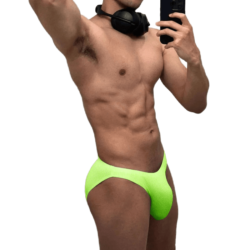 Men's Translucent Swim Trunks Briefs