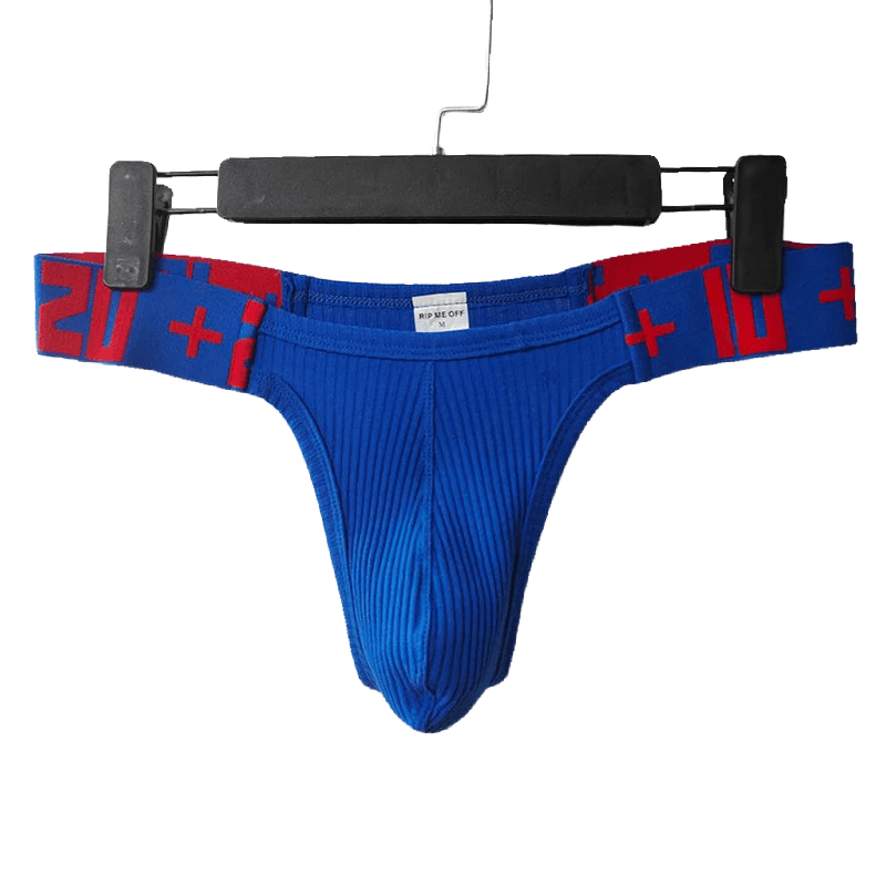 Breathable Low-Rise Cotton Pouch Thong