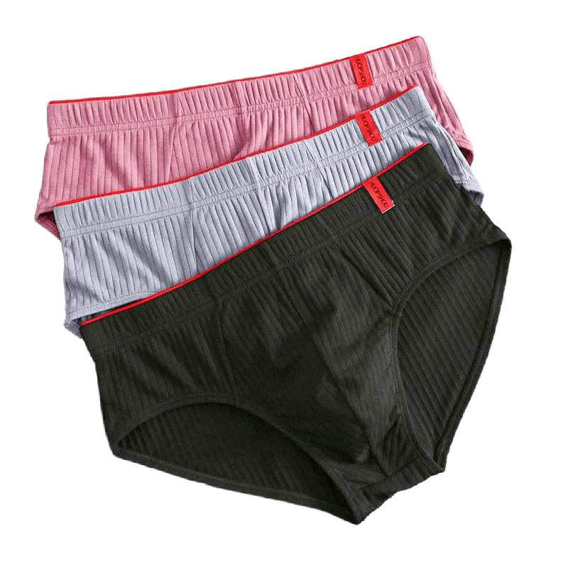 Men's Breathable Cotton Triangle Briefs