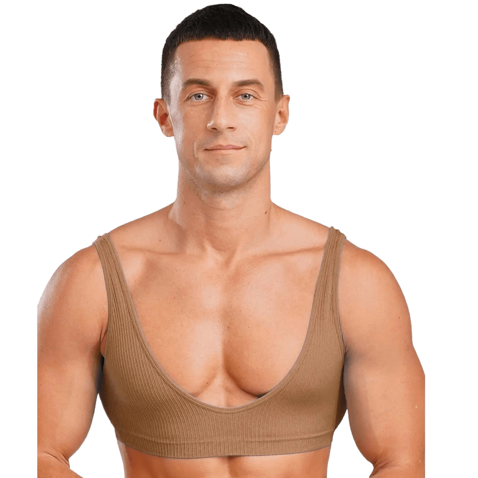 Men's Deep V-Neck Tank Top