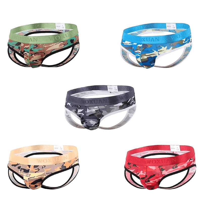 Camouflage U-Pouch Low-Rise Jockstrap