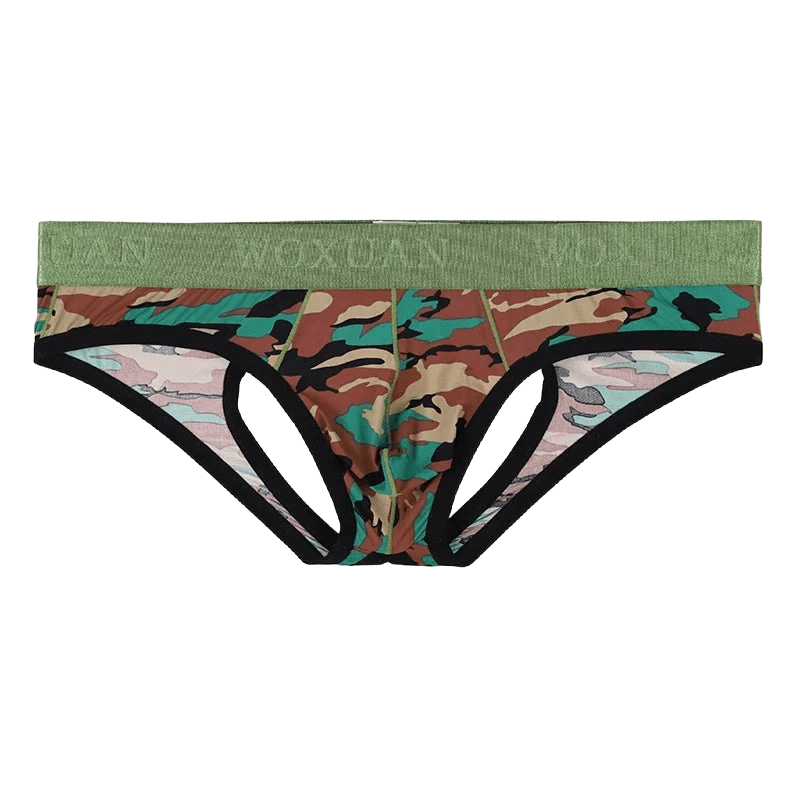 Camouflage U-Pouch Low-Rise Jockstrap