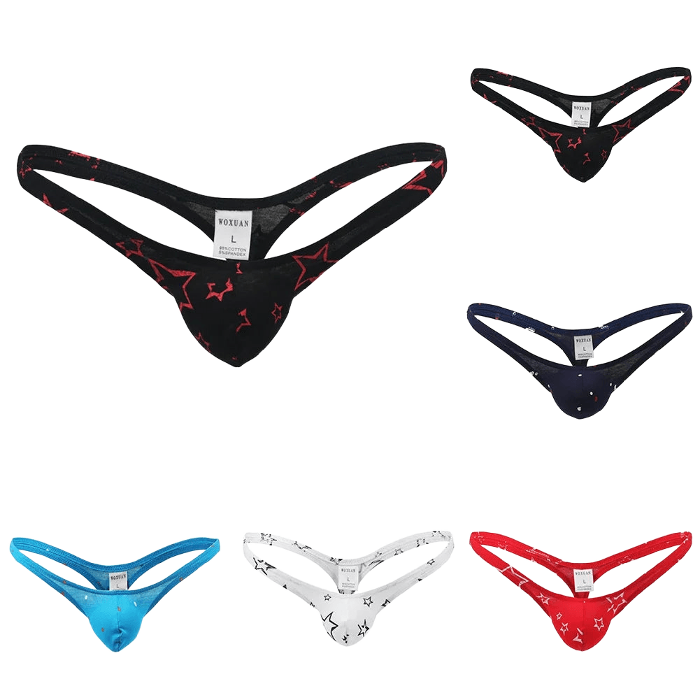 Men's Cotton Low-Rise Thong