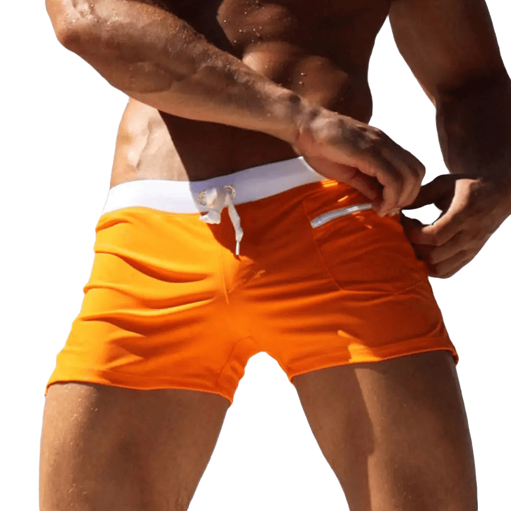 Men's Drawstring Boardshorts with Pocket