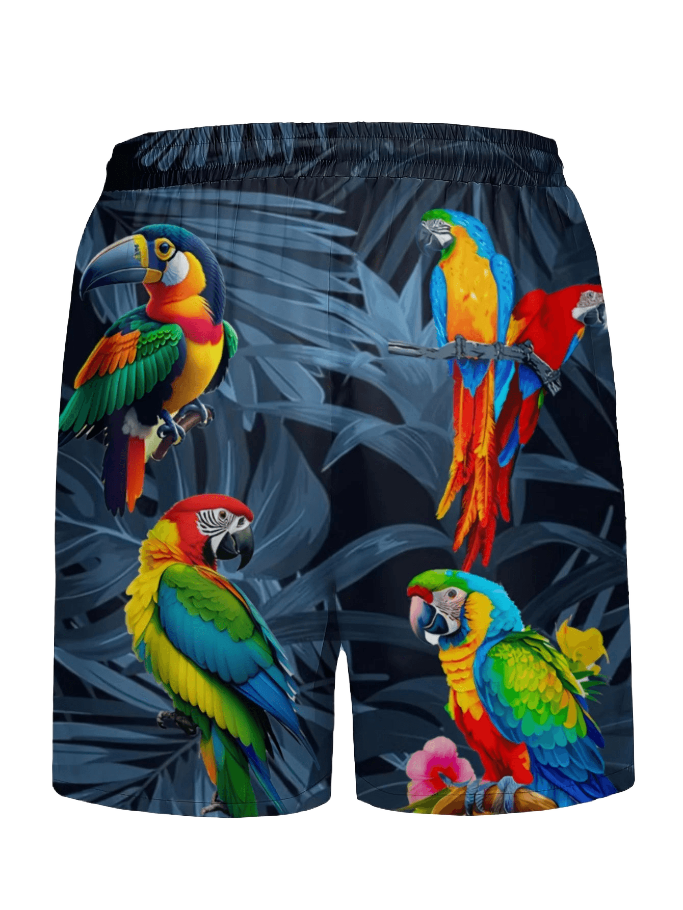 Men's 3D Parrot Quick-Dry Shorts