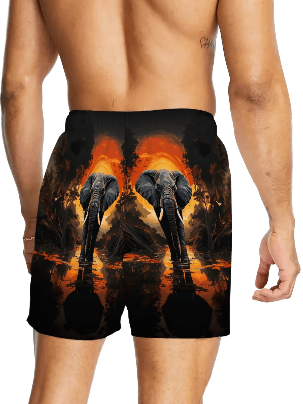 Quick-Dry Men's Pocketed Beach Shorts