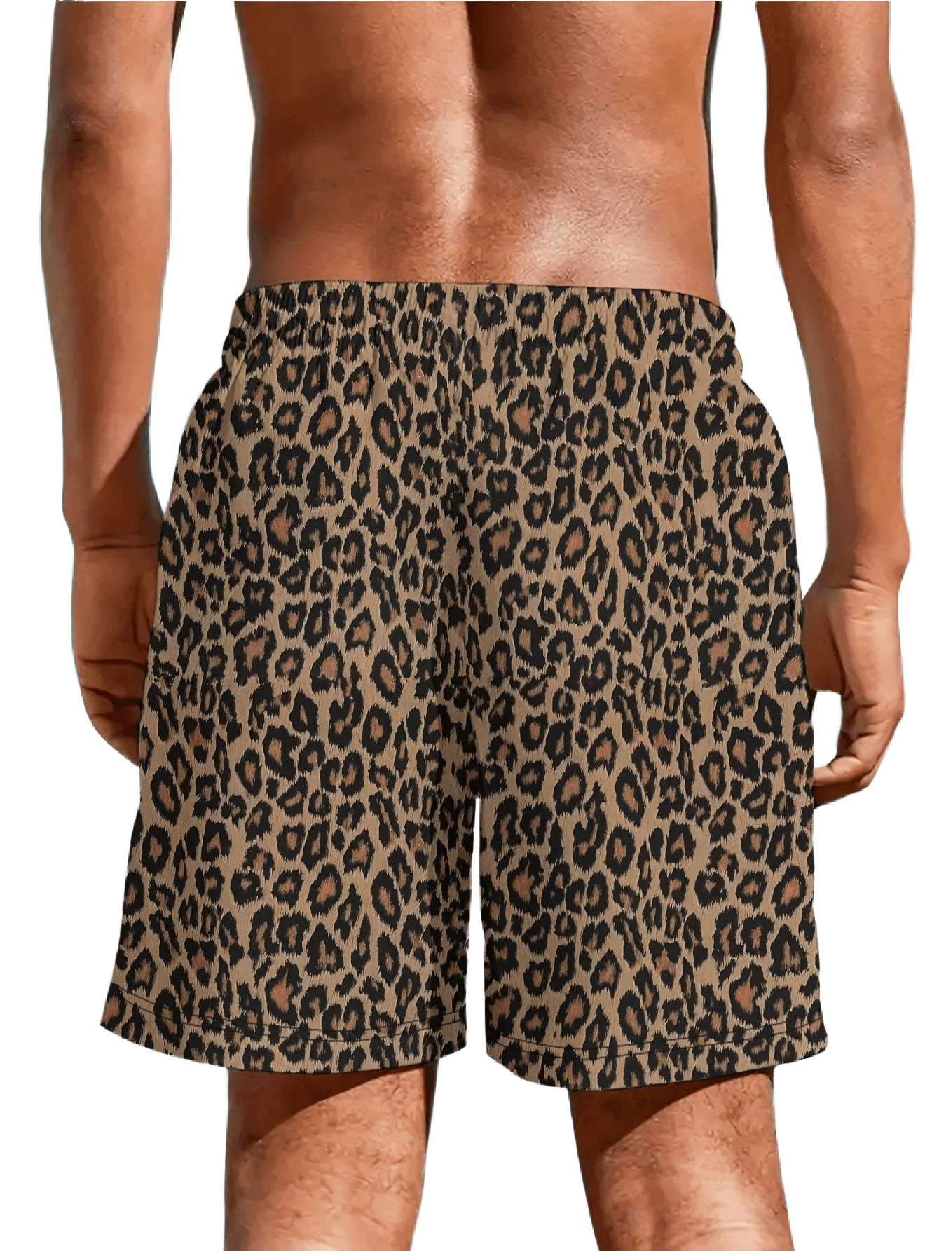 Men's 3D Leopard Quick-Dry Shorts