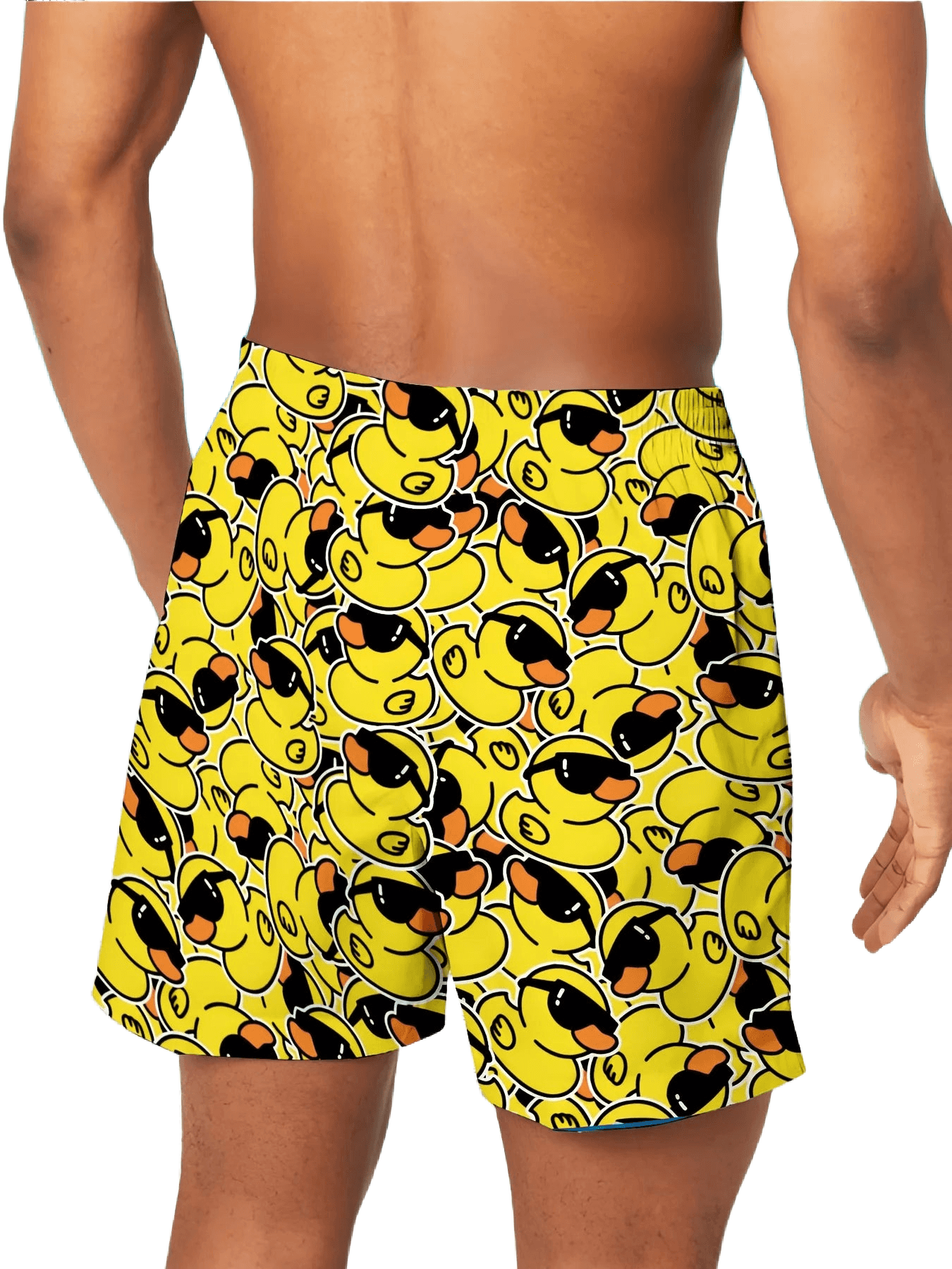 Men's 3D Duck Quick-Dry Shorts