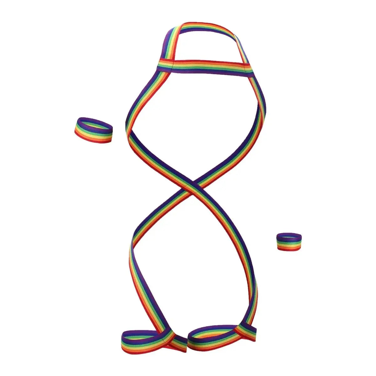 Elastic Body Harness Set Men - WOWihte