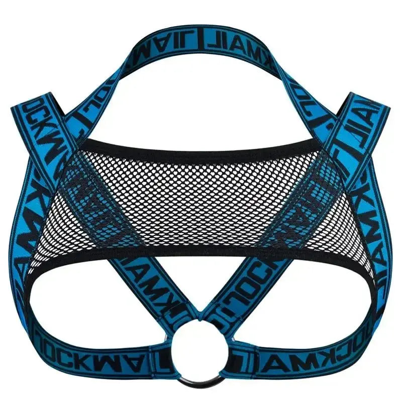 Elastic Leather Harness Tank Top - WOWihte
