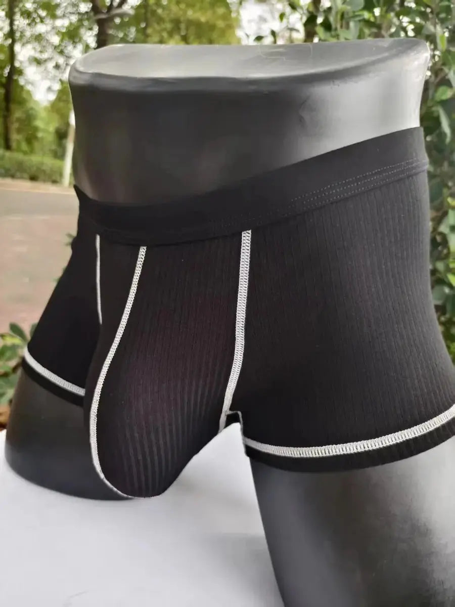 Elastic Men's Boxer Shorts - WOWihte