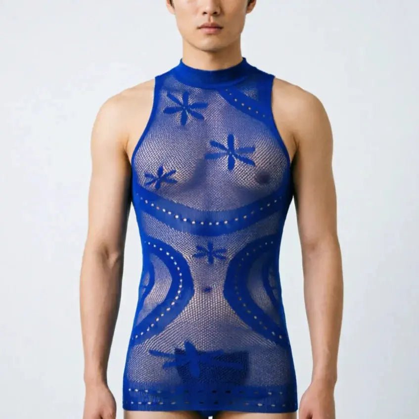 European Fishnet Lingerie Top - WOWihte