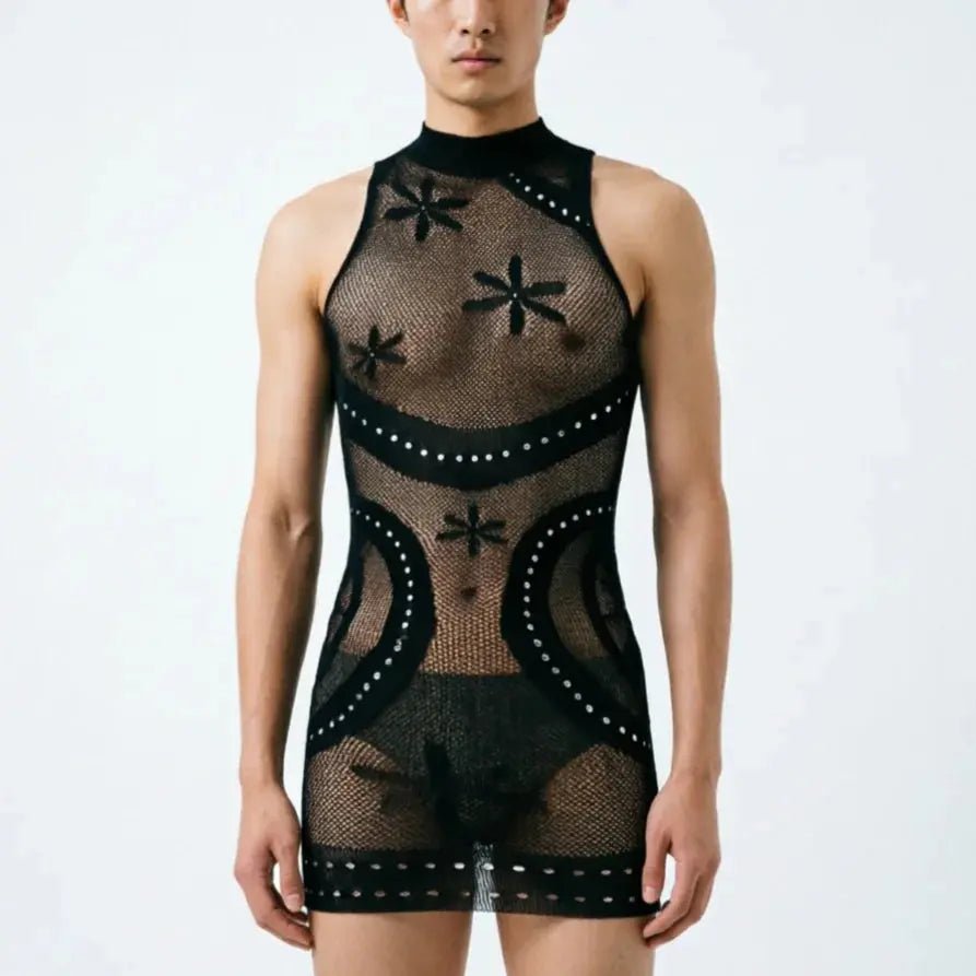 European Fishnet Lingerie Top - WOWihte