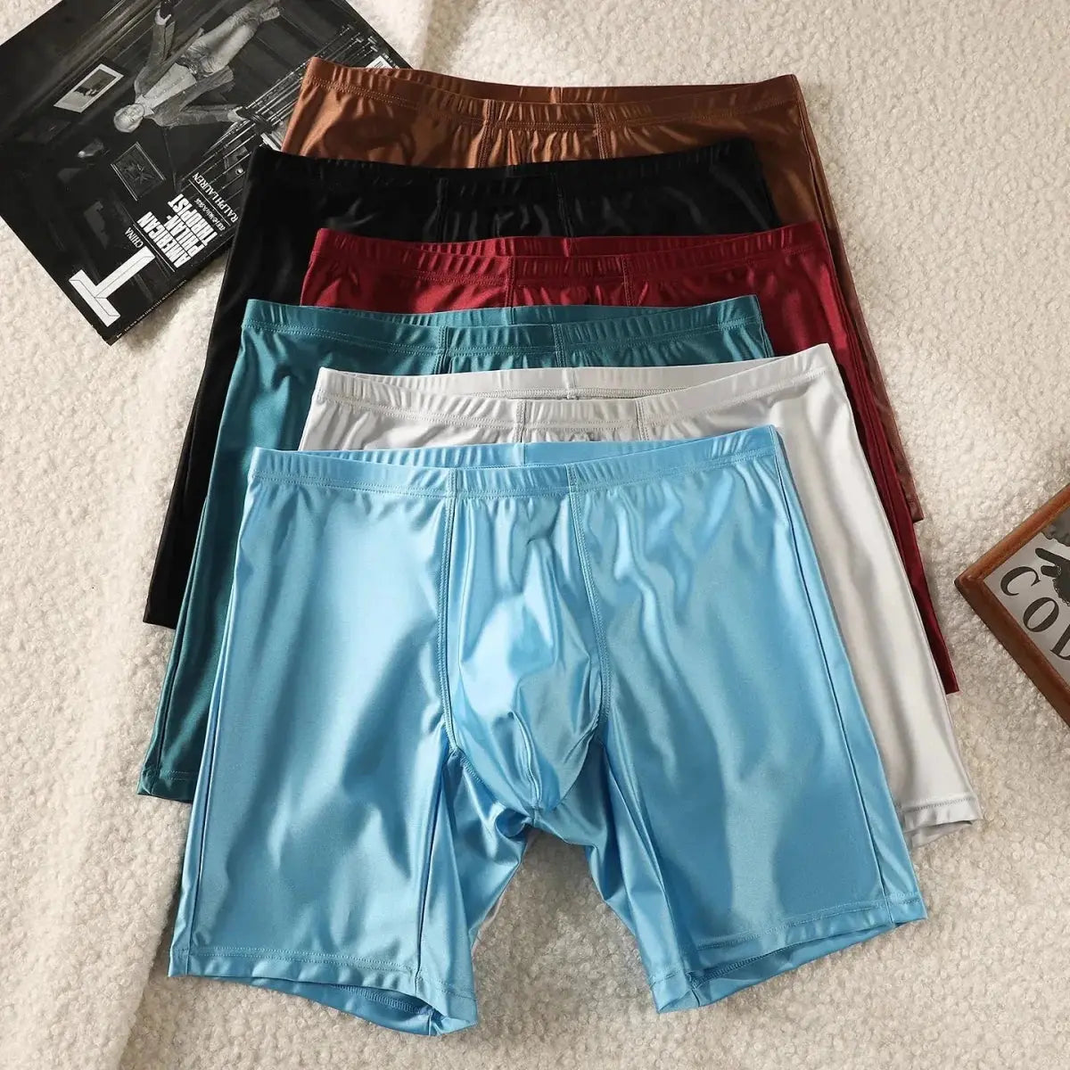 Extended Leg Boxer Shorts - WOWihte