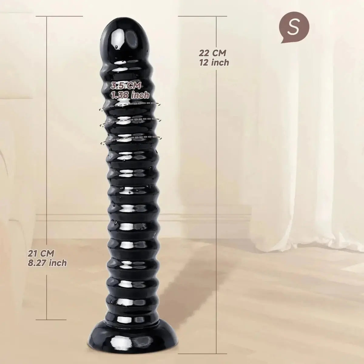 Extra Long Suction Base Anal - WOWihte