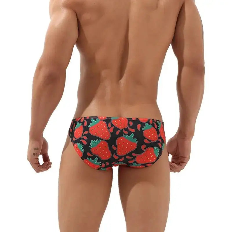 Fashion Printed Bikini Briefs - WOWihte