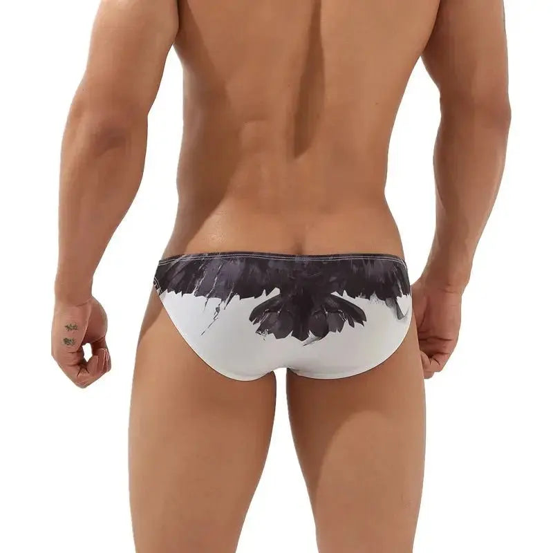 Fashion Printed Bikini Briefs - WOWihte