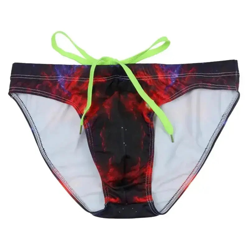 Fashion Printed Surfing Briefs - WOWihte