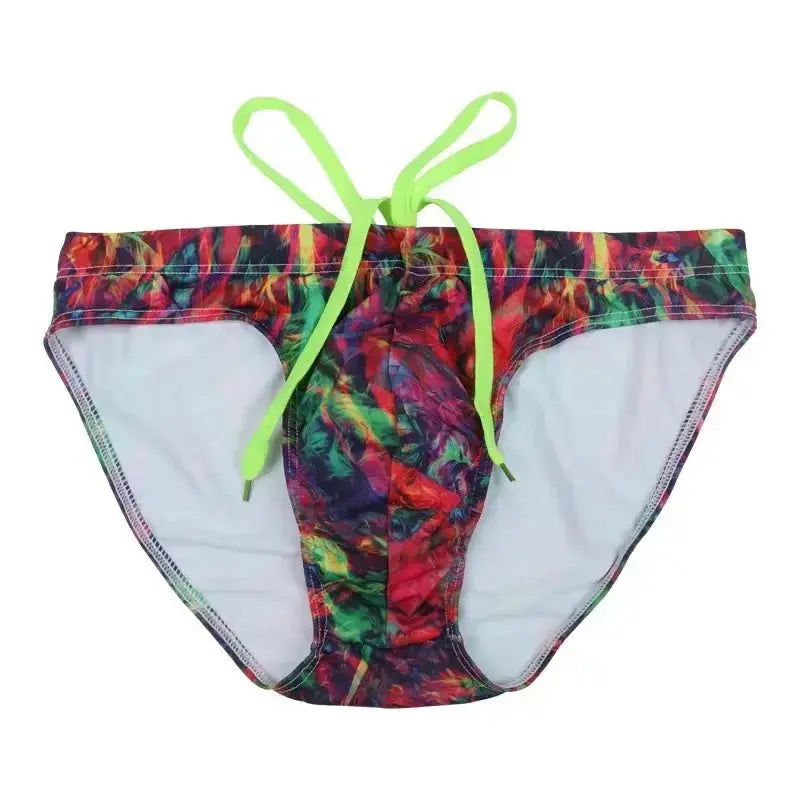 Fashion Printed Surfing Briefs - WOWihte