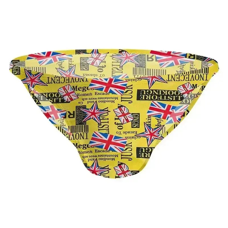 Fashionable Low - Rise Printed Briefs - WOWihte