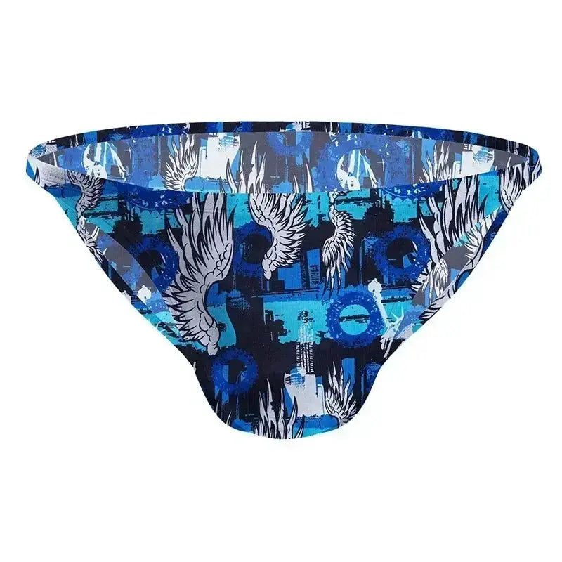 Fashionable Low - Rise Printed Briefs - WOWihte