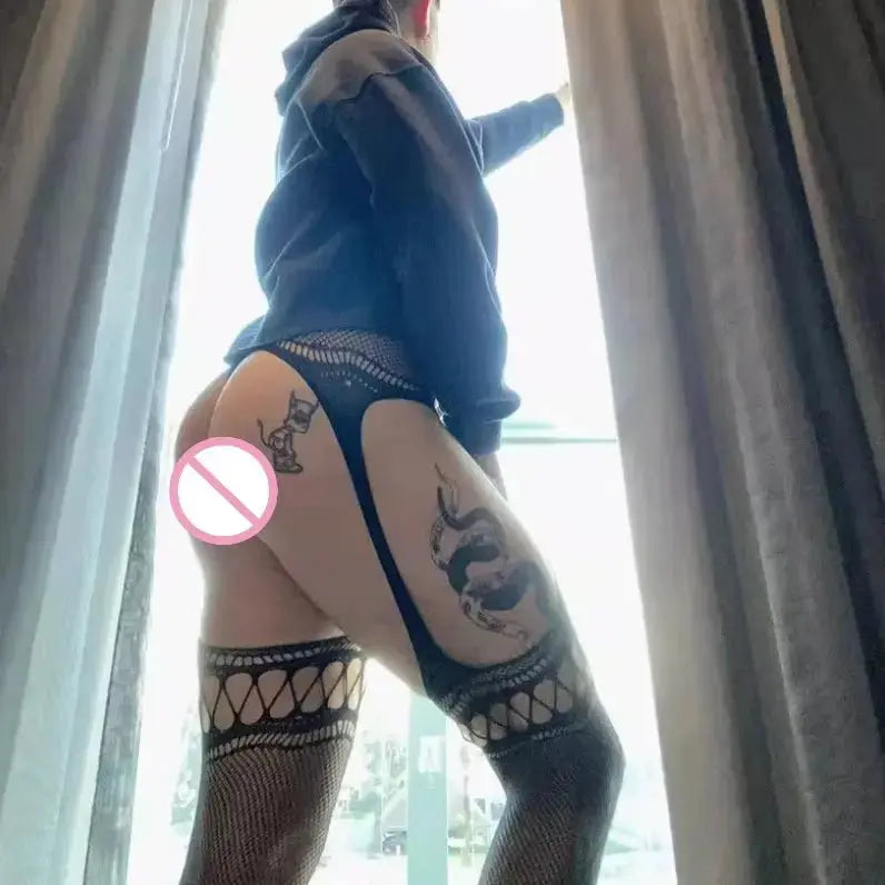 Fishnet High Waist Tights - WOWihte