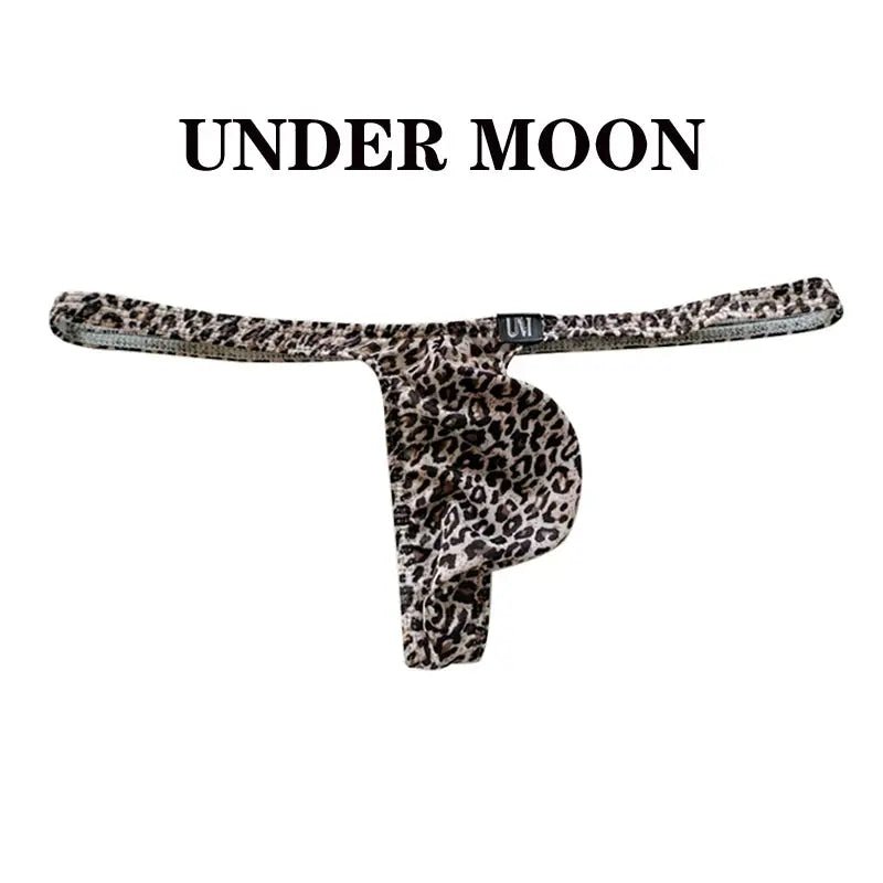Floral Print Ice Silk Thong - WOWihte