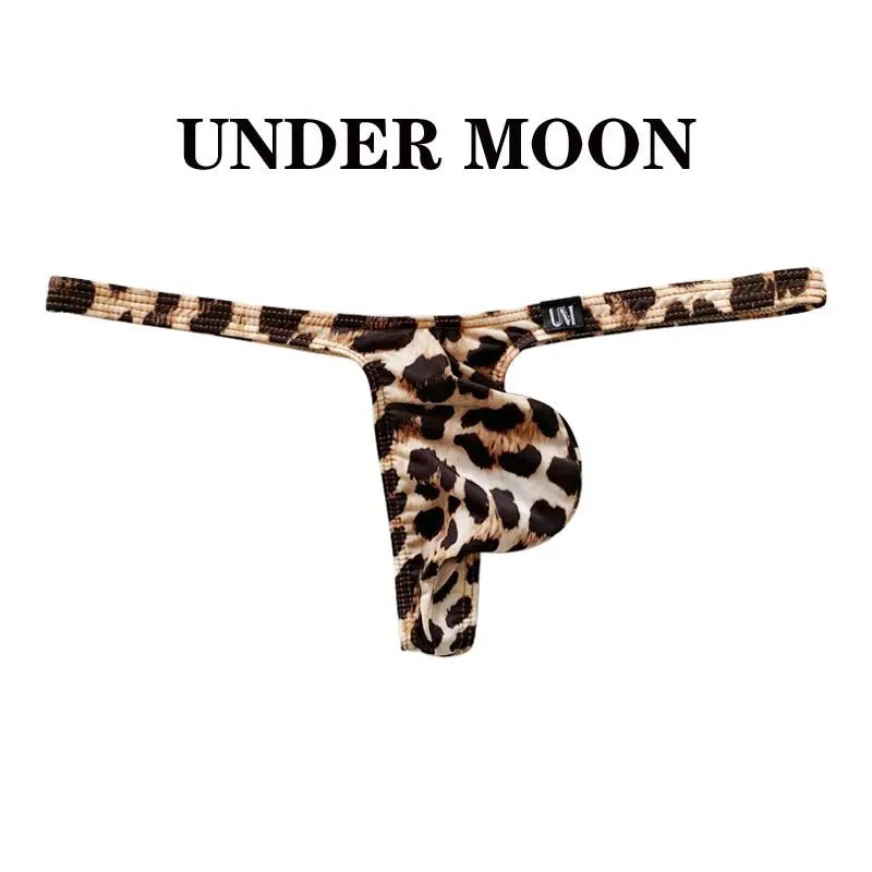 Floral Print Ice Silk Thong - WOWihte