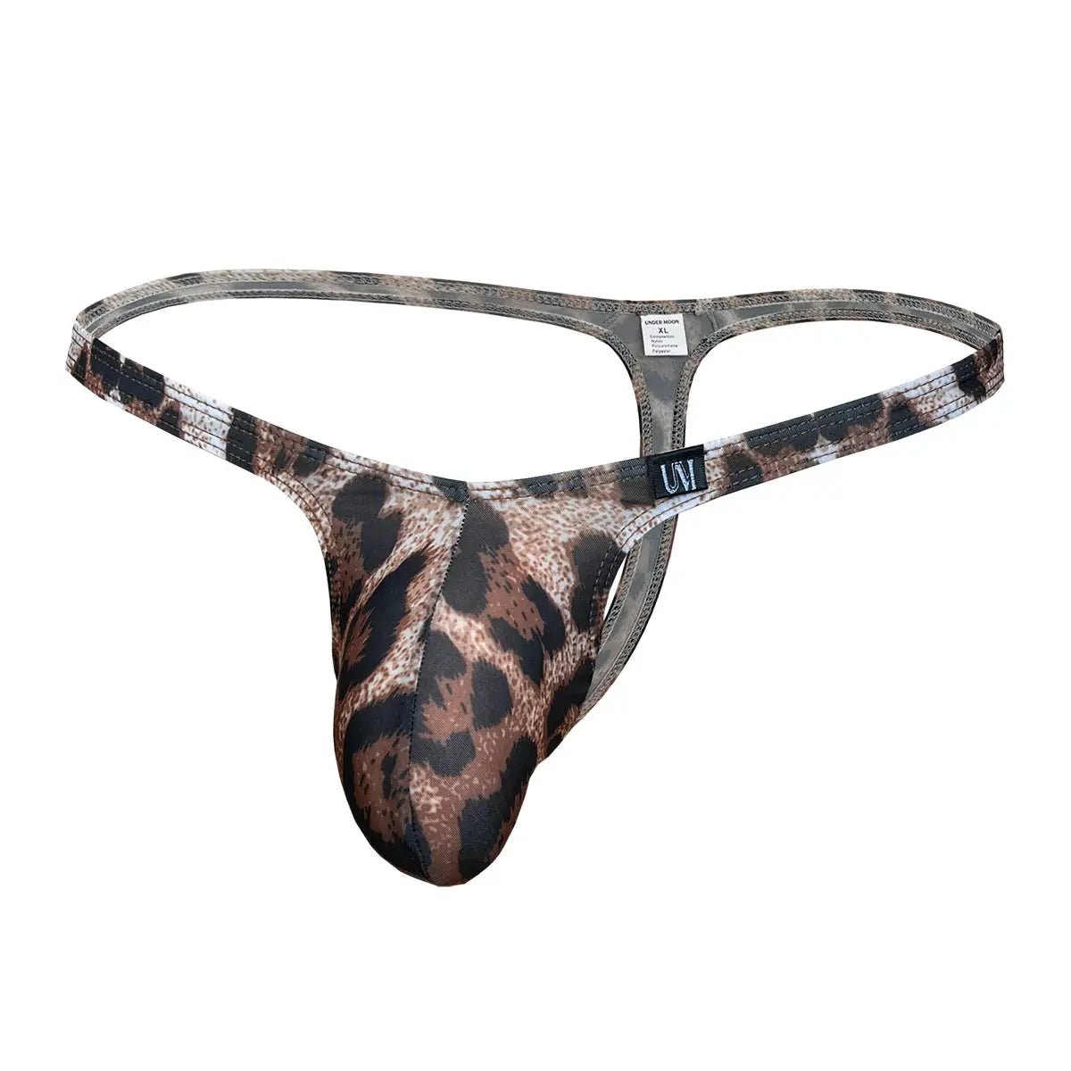 Floral Print Ice Silk Thong - WOWihte