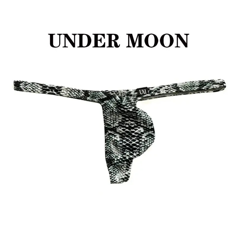 Floral Print Ice Silk Thong - WOWihte