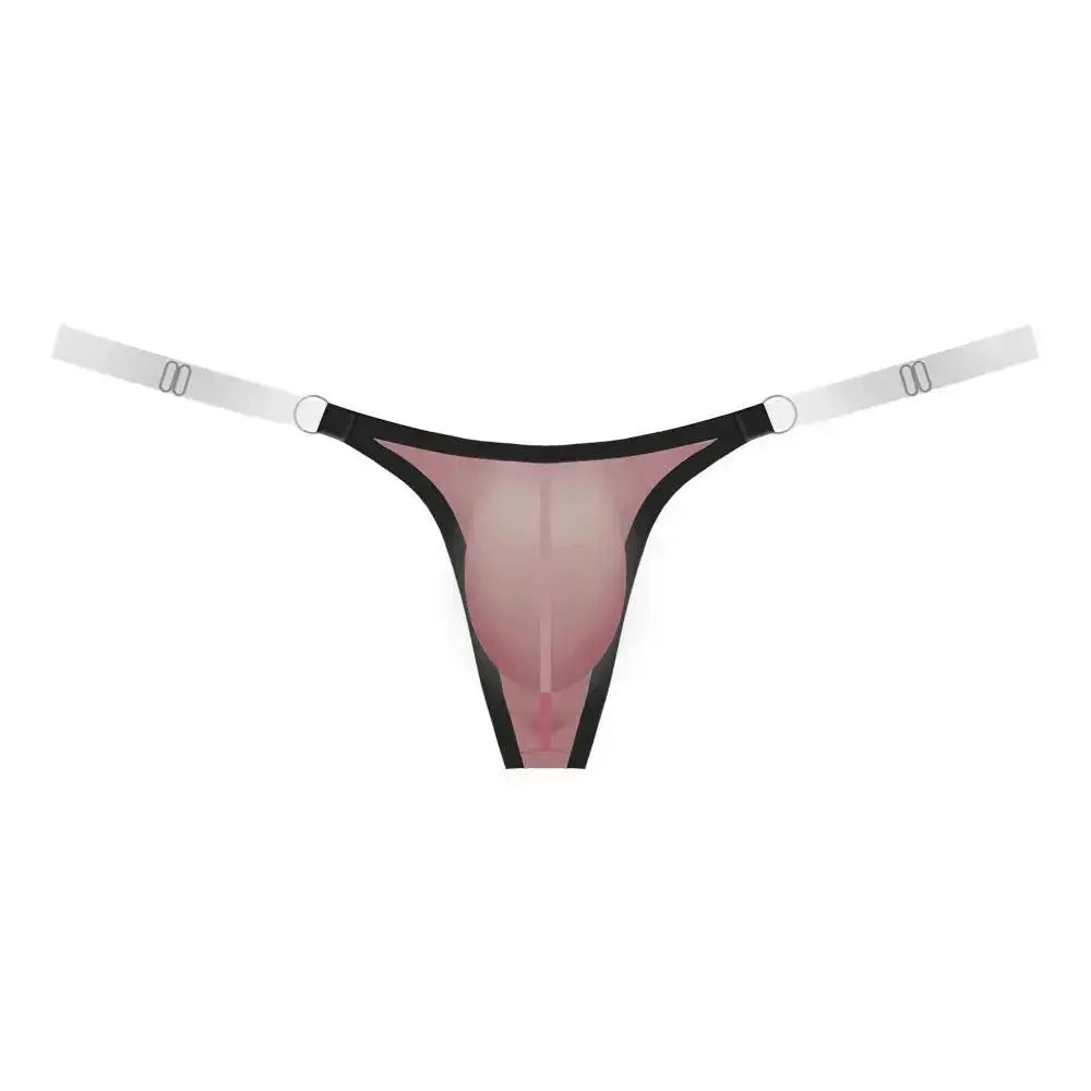 Form - Fitting Transparent Low - Rise Thong - WOWihte