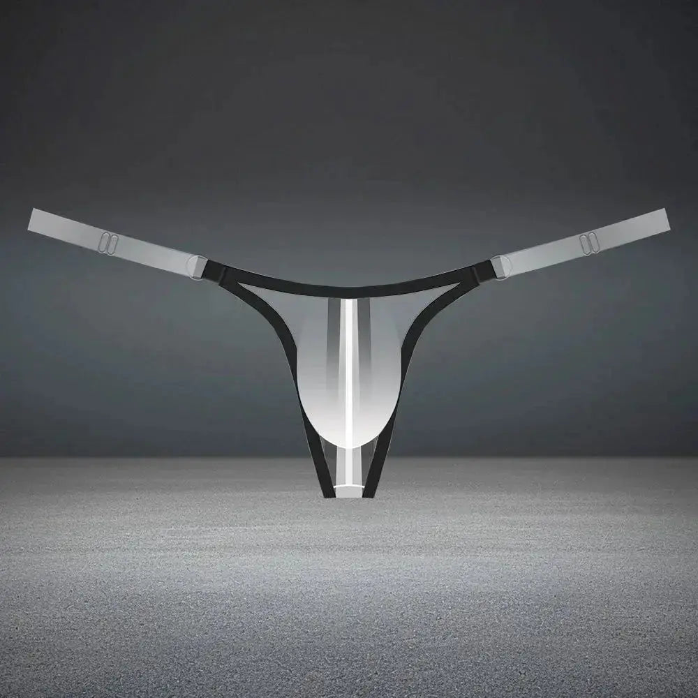 Form - Fitting Transparent Low - Rise Thong - WOWihte