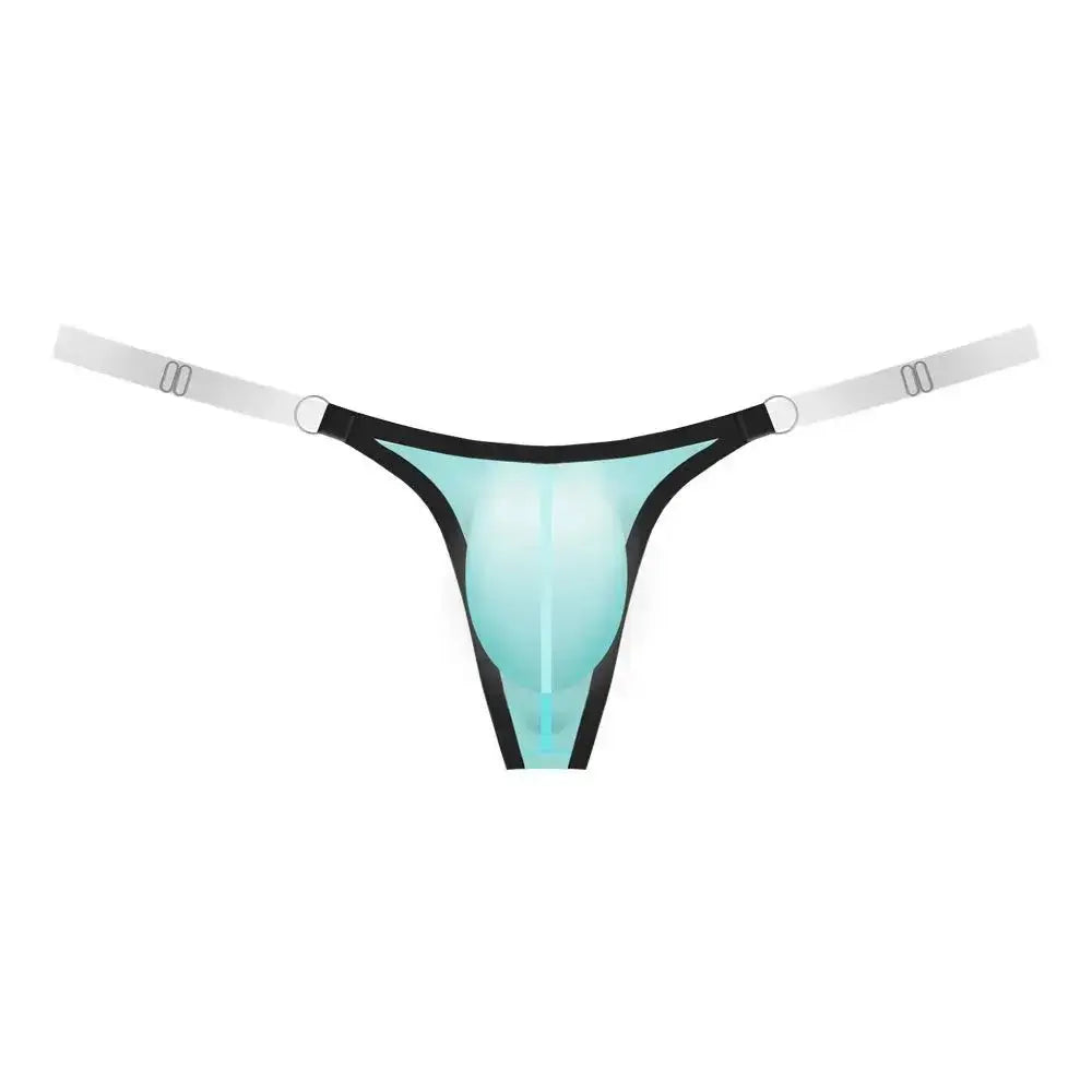Form - Fitting Transparent Low - Rise Thong - WOWihte