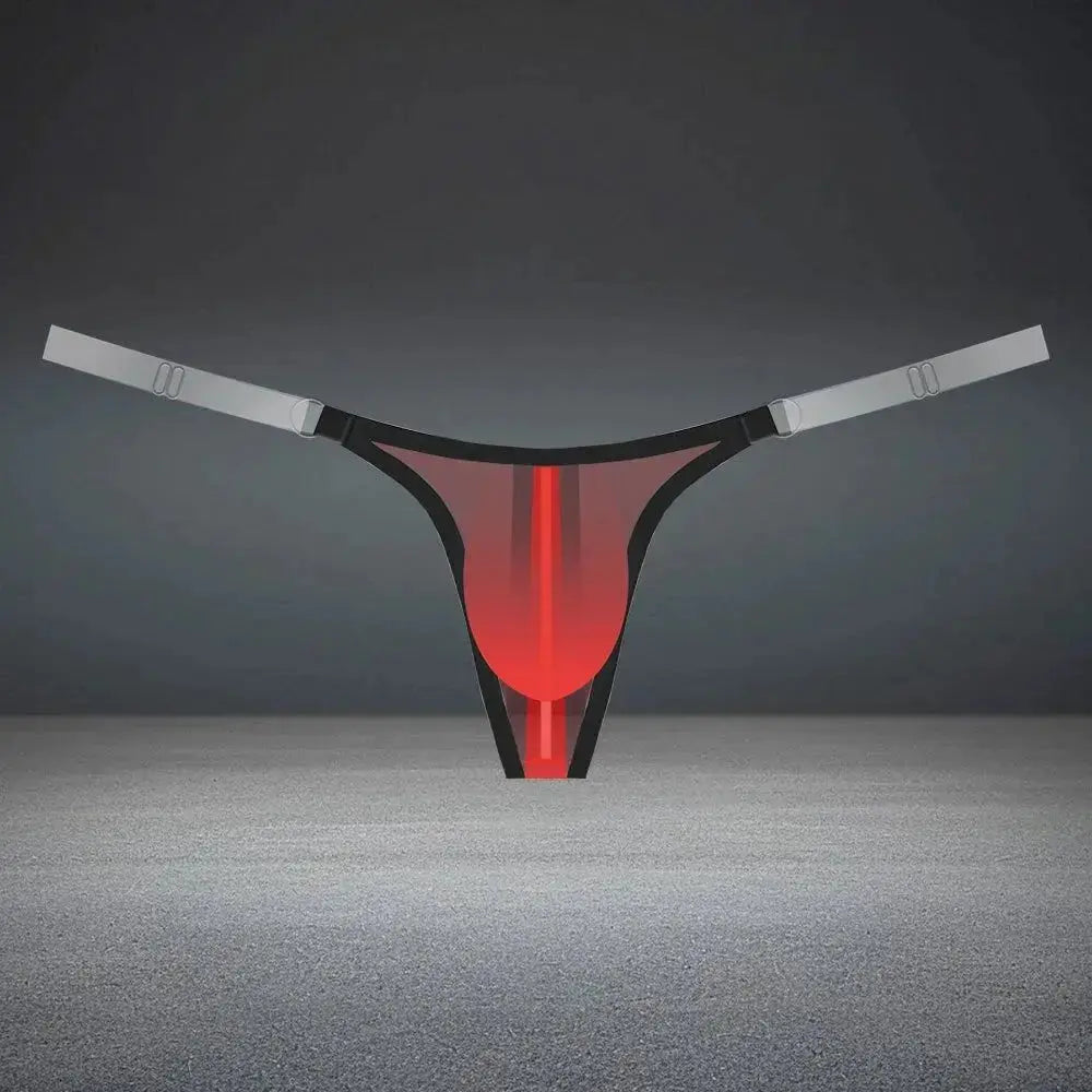 Form - Fitting Transparent Low - Rise Thong - WOWihte