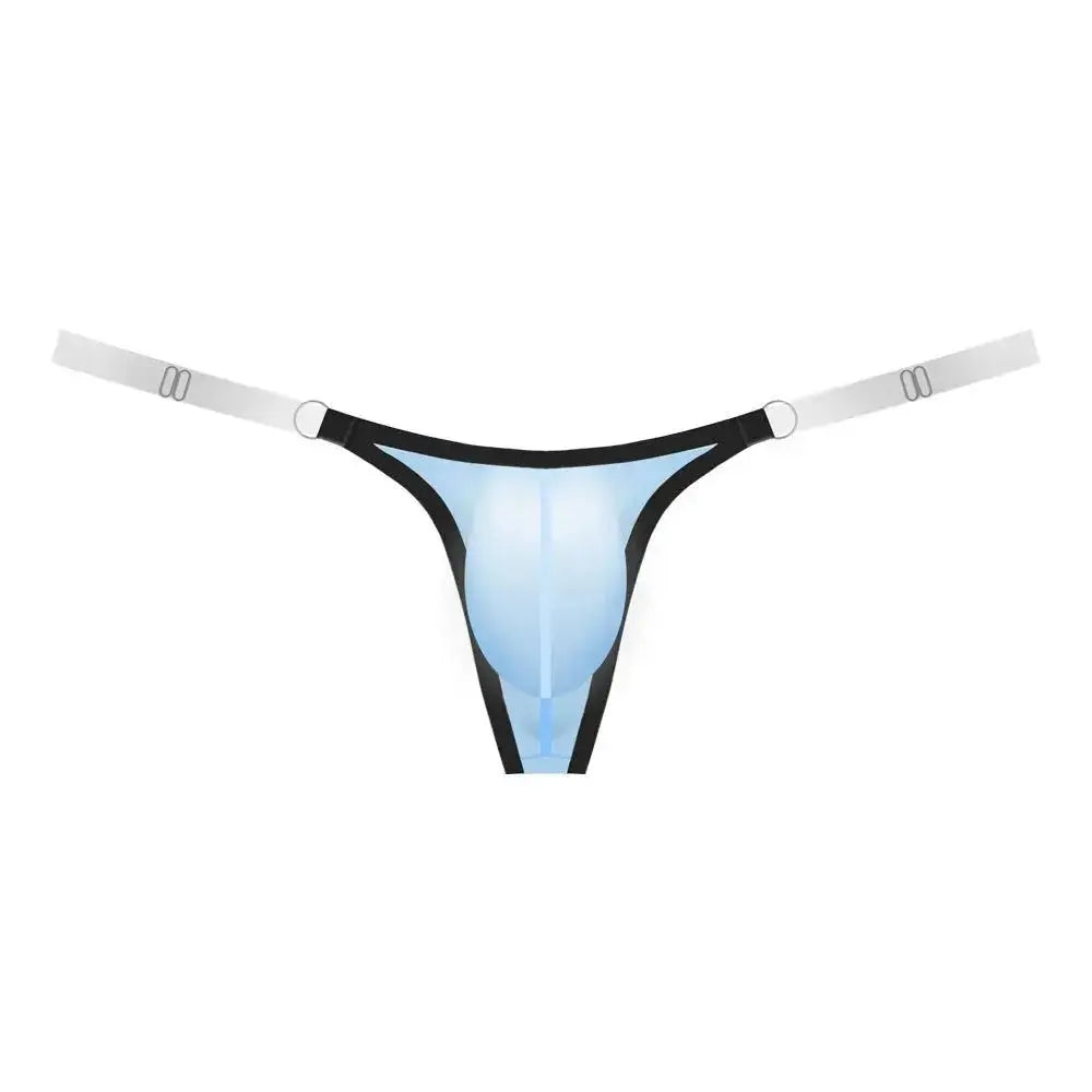 Form - Fitting Transparent Low - Rise Thong - WOWihte