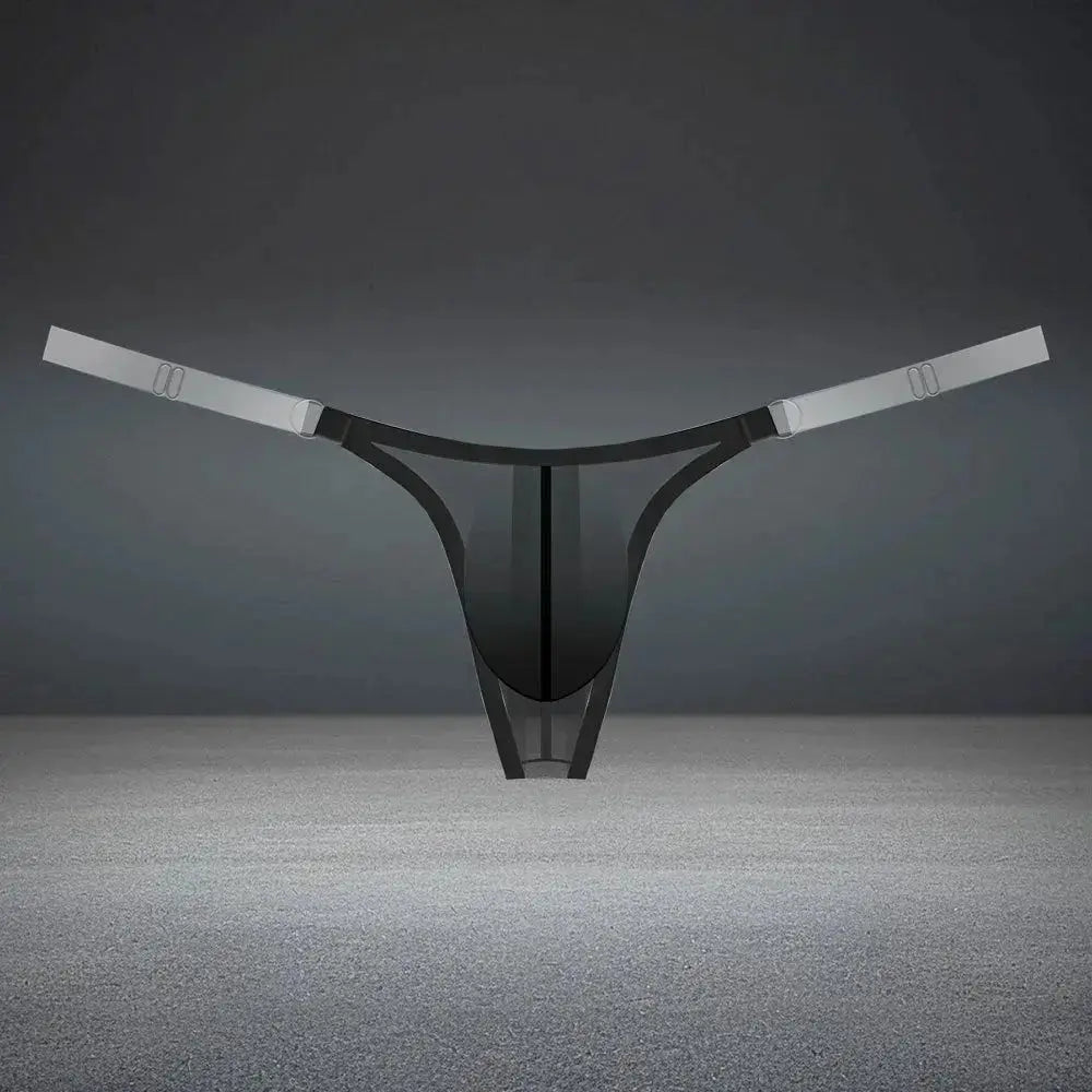Form - Fitting Transparent Low - Rise Thong - WOWihte