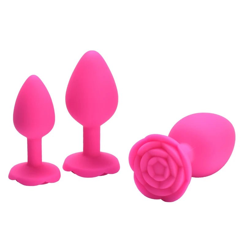 GEEBA Silicone Anal Plug Trainer - WOWihte