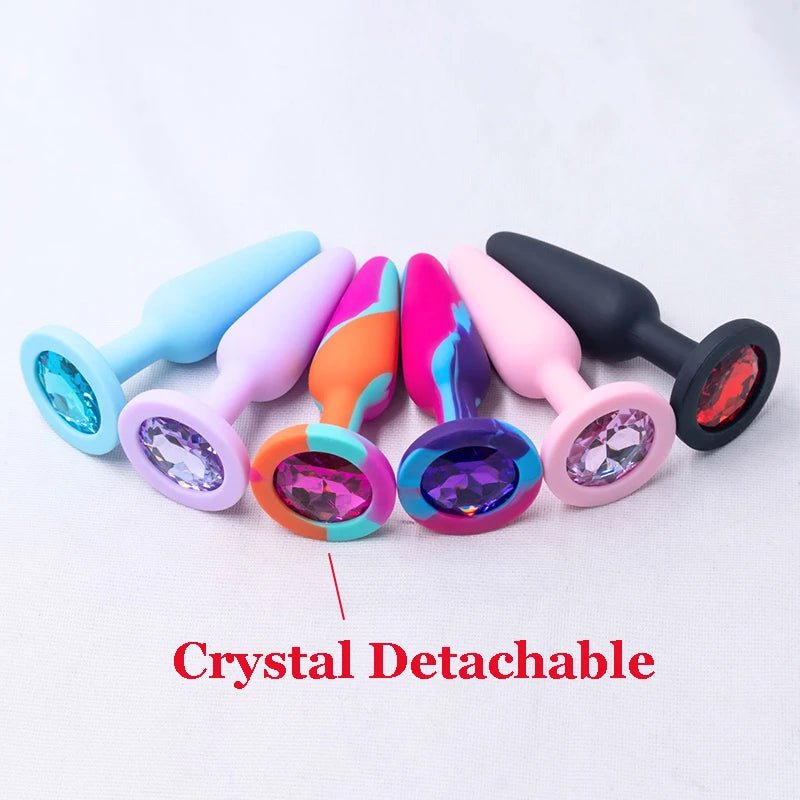 GEEBA Silicone Anal Plug Trainer - WOWihte