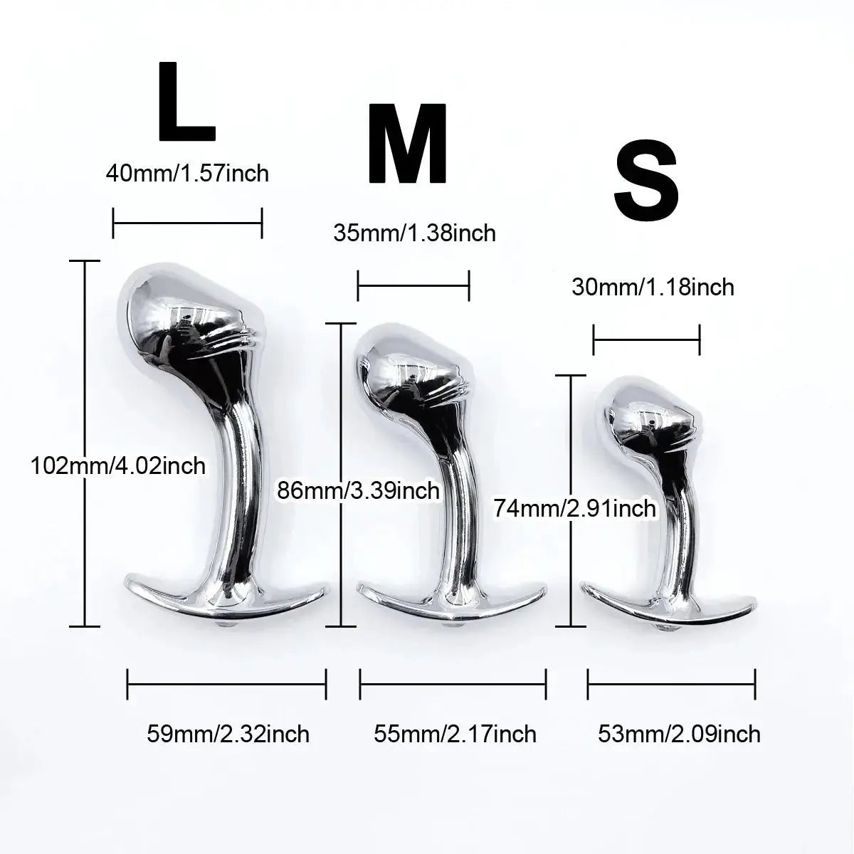 Gem Base Metal Anal Plug - WOWihte