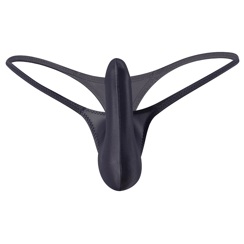 Glossy Low - Rise Men's G - String - WOWihte